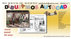 adolf Avisos dse propiedades en Mexico en Coyoac&aacute;n |  PLANOS DIBUJO AUTOCAD , AUTOCAD DIBUJO PLANOS