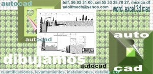 adolfmech Avisos dse propiedades en Mexico en Coyoac&aacute;n |  INSTALACIONES DIBUJO PLANOS EN AUTOCAD, CUANTIFICACIONES DISE&Ntilde;O LEVANTAMIENTOS